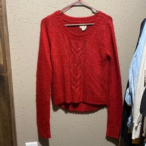 Red sweater